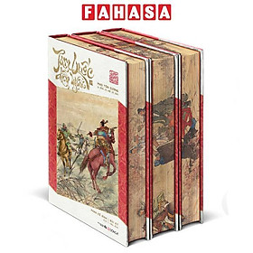 Sách Tam Quốc Diễn Nghĩa Bìa Cứng - La Quán Trung - Tặng Kèm BĐ in màu thời Tam Quốc (3 cuốn)