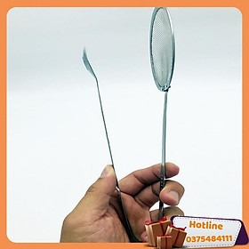 Dụng Cụ Kẹp Gắp Đồ Chiên Có Lưới Inox Lọc Dầu - Hàng Loại 1