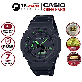 Đồng Hồ Nam Dây Nhựa Casio G-Shock GA-2100-1A3DR Chính Hãng - GA-2100-1A3 Carbon Core
