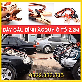 Mua Dây câu bình ắc quy ô tô  nạp acquy xe máy  chất lượng cao tải 500A