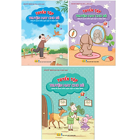 Sách - Combo 3 cuốn Tuyển Tập Truyện Hay Cho Bé - Giúp Bé Phát Triển Ngôn Ngữ Và Nhận Thức - ndbooks