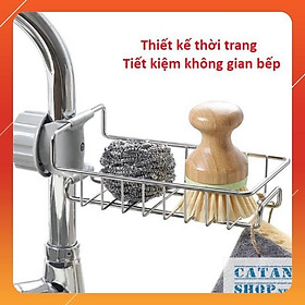 Mua Giỏ inox treo vòi rửa chén vòi tắm tiện dụng