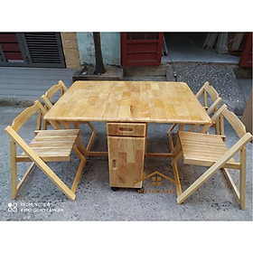 Mua Bàn ăn xếp gọn xuất khẩu Nhật 4 Ghế