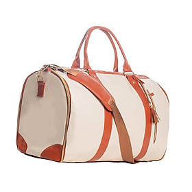 PU Leather Duffle Bag Adjustable Strap Weekender Bag for Trip Hiking Outdoor