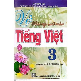 Sách - Vở bài tập cuối tuần tiếng việt 3 (Dùng kèm bộ sách Chân trời Sáng Tạo ) HA-MK