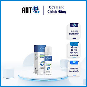 CHAI XỊT DIỆT KHUẨN KHỬ MÙI HÔI NÁCH, KHỬ MÙI CƠ THỂ NANO XPURE NANO BẠC AHT CORP (AHTC) 100ML-NƯỚC RỬA TAY KHÔ, XỊT KHỬ MÙI VỆ SINH CƠ THỂ