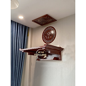 Mua Bàn Thờ Treo Tường (Nhiều Mẫu) Chất Liệu Gỗ Sồi Và Vách Ngăn CNC