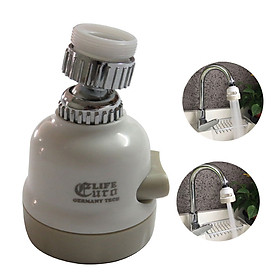 Mua Đầu vòi tăng áp điều hướng 360 độ  3 chế độ chảy Eurolife EL-TA01 (Trắng)