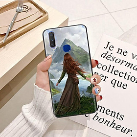 Ốp lưng dành cho ViVo S5 Viền dẻo TPU hình Phía Sau Cô Gái