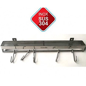 Mua Kệ máng dao kéo treo tường  treo thớt  treo xoang gắn tường INOX 304 dài 40cm