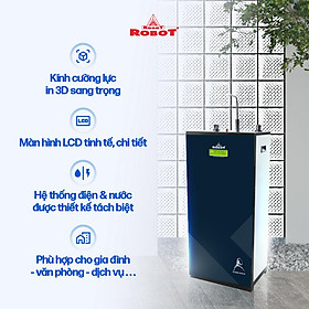 Máy Lọc Nước ROBOT Spring Pro 410GH-UR Vi Mạch LCD Cảm Ứng Đa Năng Nước Nóng Khóa An Toàn - Hàng Chính Hãng