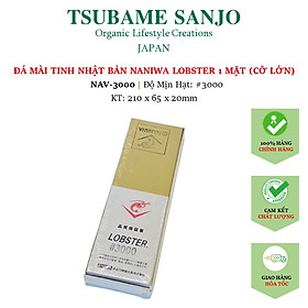 Mua Đá Mài Nhật Bản Naniwa  Mặt Tinh - Mài Bén   Cỡ Lớn NAV: #3000 | Kích Thước 210x65x20mm | Độ Sắc Bén Cao