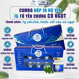 Hình ảnh Hộp Yến Chưng Sẵn Yến Loan 10 Hũ 7g Chưng Cỏ Ngọt Không chất Bảo Quản Chăm Sóc Sức Khỏe Cho Mọi Người.