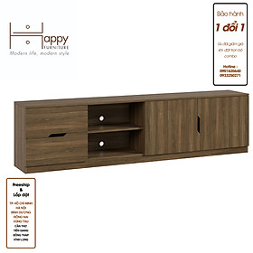 [Happy Home Furniture] DASH, Kệ Tivi nhiều ngăn, 210cm x 35cm x 54cm ( DxRxC)   , KTV_007