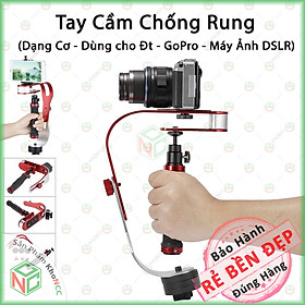 Gimbal Tay Cầm Chống Rung Cơ Học KhoNCC Hàng Chính Hãng - Stabilizer Steadicam Cho Máy ảnh, Điện Thoại - KDHS-4594-SDC