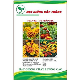 Hạt giống hoa Cúc Vạn Thọ Pháp Mix CT486 - Gói 50 hạt