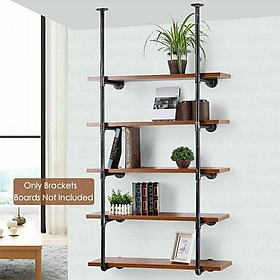 Kệ ống nước 5 tầng, kệ ống nước lắp ráp treo tường trang trí decor phòng khách căn hộ