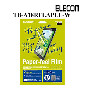 Miếng dán màn hình cho Ipad 9.7 inches Elecom Paper- Feel TB-A18RFLAPLL-W - Hàng chính hãng