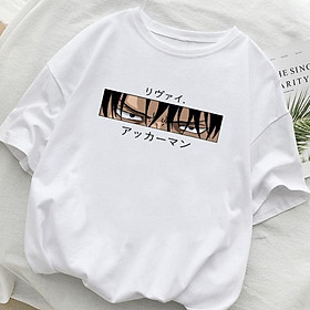 Áo Thun unisex nam nữ anime Levi Ackerman Attack On Titan Cực HOT giá rẻ