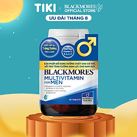 Vitamin Tổng Hợp Hỗ Trợ Sức Khỏe Nam Giới Blackmores Multivitamin For Men Lọ 50 Viên