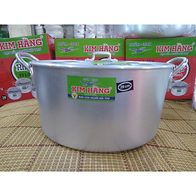 Nồi nhôm dày kim hằng size 16, 18, 20, 22, 24, 26, 28, 30, 32, 34, 36, 38, 40, 42, 44, 50cm