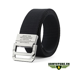 Thắt lưng lính, thắt lưng nam, thắt lưng vải bố mặt thép Arm-1095