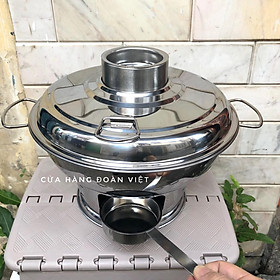 Mua Nồi lẩu CÙ LAO  LẨU NÚI LỬA sử Dụng Than Hoặc Cồn có loại lớn size 24cm và 22cm