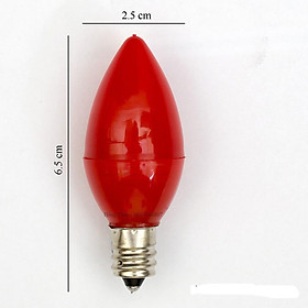 Mua Bóng đèn LED quả nhót dùng cho đèn thờ (đui E12)