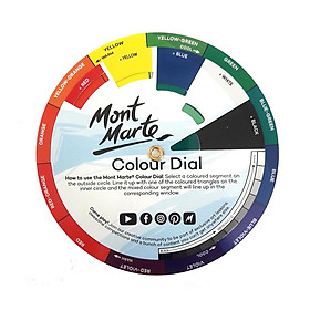 Vòng thuần sắc – Bảng hướng dẫn cách phối màu cho người mới Mont Marte Mini Colour Dial