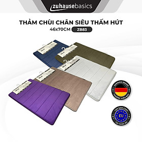 Mua Thảm lau chân Zuhausebasics ZB83  thảm chùi chân siêu thấm hút nước cho phòng tắm - hàng chính hãng