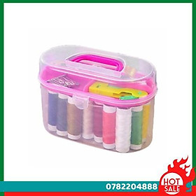 Mua Máy May Mini Gia Đình Tặng Kèm Hộp Chỉ Đủ Mầu + Thuước Dây Đo - CH Hương Thị Miễn Phí Vận Chuyển