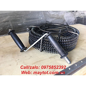Dây thông cống lò xo phi 16 dài 12m dùng tay quay