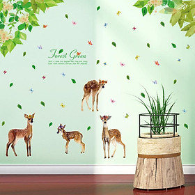 Mua Decal trang dán tường Gia Đình Nhà Nai SK2018AB