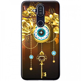 Ốp lưng dành cho Nokia 8.1 mẫu Chìa khóa thời gian