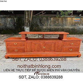 Mua Kệ tivi phòng khách không gian hiện đại.Gỗ hương đá  gõ đỏ.