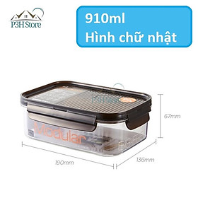Mua Hộp nhựa tritan Lock&Lock Bisfree Modular an toàn bảo quản thực phẩm kín hơi dễ dàng xếp chồng