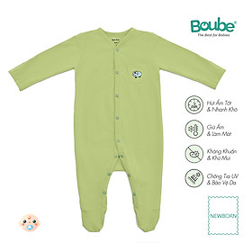 Bộ liền thân, bodysuit liền tất dài tay cho trẻ sơ sinh nhiều màu sắc Boube