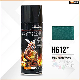 Sơn xịt Samurai Kurobushi - XANH NHỚT WAVE H612 (400ml)