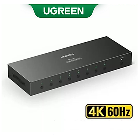 Hình ảnh Bộ gộp tín hiệu HDMI 2.0 KVM 8 vào 1 hỗ trợ 4K@60Hz Ugreen 80963 cao cấp hàng chính hãng