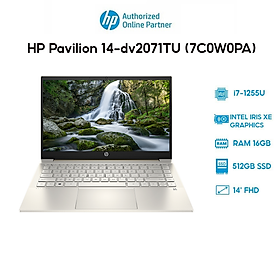 Mua Laptop HP Pavilion 14-dv2071TU 7C0W0PA i7-1255U | 16GB | 512GB | 14  FHD | Win 11 Hàng chính hãng