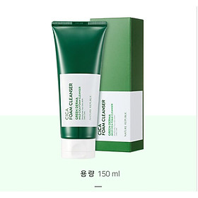 Sữa rửa mặt cho da khô, da thường Hàn Quốc Nature Nature Republic Green Derma Mild Cica Foam Cleanser Giúp Làm Sạch, Giữ Ẩm Và Chăm Sóc Da