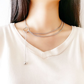 Dây chuyền vòng cổ nam nữ titan không gỉ nhiều mẫu