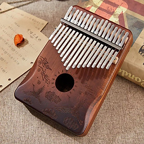 Đàn Kalimba Cega 17 phím gỗ nguyên tấm Mahogany