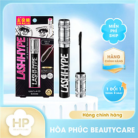 Mascara Lash Hype Giúp Dài Nâng Cong Và Giữ Nếp Mi ( Màu Đen ) Kissme Heroine Make Long & Curl Mascara Advanced Film Lash Hype 8G
