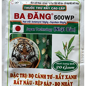 sản phẩm trừ rầy nâu, bọ trĩ, rệp sáp, mọt đục cành BA ĐĂNG gói 20 gr