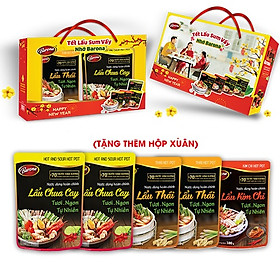 Hộp Xuân Nước Dùng Hoàn Chỉnh Barona 180g, 2 gói Lẩu Thái