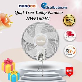Mua Quạt Treo Tường Nanoco NWF1604G Màu Xám-Hàng Chính Hãng