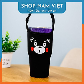 Túi Đựng Ly Giữ Nhiệt Lớn 900ml - Nhiều Hoa Văn