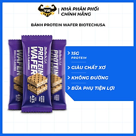 Bánh Protein Wafer BiotechUSA Hộp 12 Cái