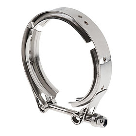 Turbo Exhaust Pipe Hose Clamp V Band Stainless Steel - 3.5inch(135x120x22mm)